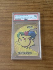 Topps 2000 Pokémon TV Animation Clear Cards Pikachu #PC1 #25 PSA 9 picture