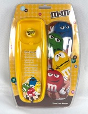 M&M’s Trim Line Telephone Yellow KNG America 2007 New Sealed Vintage Candy Phone picture
