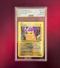 Pokémon TCG 2016 Pikachu 35/108 XY Evolutions Reverse Holo English Graded picture