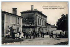 c1910 Old Hall Palace Cadillac-Sur-Dordogne (Gironde) France Postcard picture