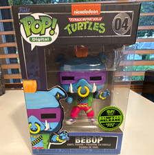 Funko Pop Digital TMNT Bebop #04 Black Light LE 1467 PCS Release NEW picture