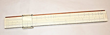 KEUFFEL & ESSER Vintage SLIDE RULE N4053-3 c1944 in LEATHER CASE Original Box picture