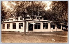 K41/ Ruggles Beach Ohio RPPC Postcard c1910 Pavilion Building Lake Erie 380 picture
