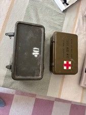 Two vintage first aid kits picture