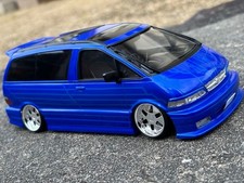 Aoshima 1/24 Toyota Estima TCR Previa Built Custom Model Car Lowered Blue Japan picture