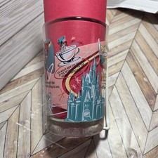 McDonalds 2001 Walt Disney World Glass Mickey Bambi Pinocchio Dumbo Tinkerbell picture