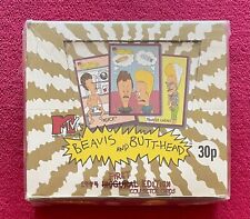 BEAVIS & BUTTHEAD 1994 SEALED BOX 24 PACKS FIRST EDITION IRELAND by TOPPS - RARE picture