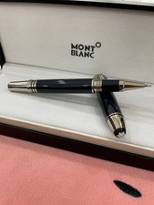 Montblanc J.F. Kennedy Collection Rollerball Pen – Black & Silver Carbon - NIB picture
