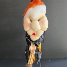 Vintage 1980s Halloween Stockinette Witch (B) picture