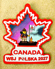 26TH WORLD SCOUT JAMBOREE 2027 CANADA LEGO SOUVENIR BADGE PATCH WSJ POLAND picture
