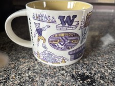 Starbucks Mug University of Washington Been There Campus Collection 14oz New picture