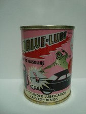 Vintage Dri-Powr Valve-Lube Add to Gasoline Oil Can 4oz Full picture