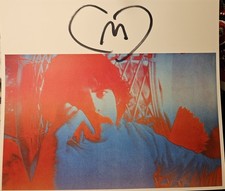 Peter Max Heart Sketch Hand Drawn 7X8 from a  book Unique M for Max picture