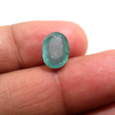Excellent Colombian Emerald Faceted Oval Shape 4.15 Crt Emerald Loose Gemstone picture