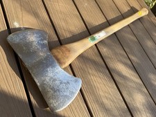 Rare Plumb 35 Double Bit Axe 5Lb 2oz 10 1/4” Head w/Seymour 32” Handle picture