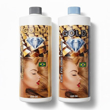 Gold Diamod Cirugia Cirugia Capilar Cera Fria 32 Oz Keratina Super Profesional picture