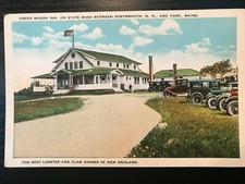 Vintage Postcard 1915-1930 Green Moors Inn State Rd. Portsmouth, NH York Me. picture