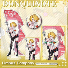 4Pc/set Hot Game Limbus Company Don Quixote Acrylic Tiles Standee Badge Shikishi picture