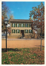 Springfield IL Illinois, Lincoln Home Historic Site Front View, Vintage Postcard picture