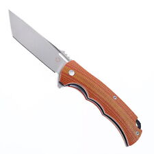 SixLeaf Folding Knife Orange G10 Handle VG-10 Plain Edge 01-Orange picture