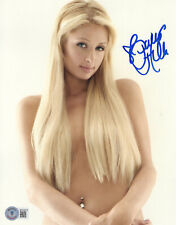 PARIS HILTON SIGNED AUTOGRAPH THE SIMPLE LIFE 'VERY SEXY' 8X10 PHOTO BECKETT BAS picture