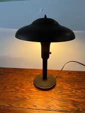 Vintage Electrolite Art Deco Style Metal Desk/Table Lamp picture
