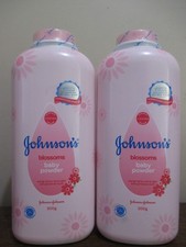 2x Johnson's Blossoms Baby Powder Talc, 10 oz (300g) original picture