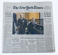 The New York Times Newspaper December 5 2025 Complete Print Paper UNREAD NYT picture