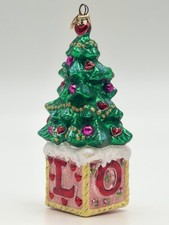 Stunning Large Vintage 2001 Christopher Radko Christmas Tree Germ Ornament picture
