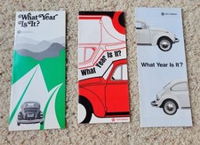 Vintage Lot 3 Volkswagen What Year Is It? Brochures picture