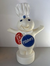 Vintage 1998 Collectible Pillsbury Doughboy Vinyl Bank w/ Tags And Stopper picture