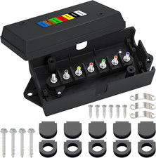 7 Way Trailer Junction Box Weatherproof 7 Pin Trailer Wiring Box 7 picture