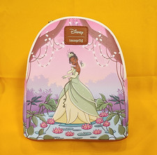 Loungefly Disney The Princess And The Frog Tiana Bayou Sunset Mini Backpack NEW picture