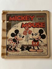 Mickey Mouse Comic #1 (1931) - David McKay Publications - Low Grade But Complete picture