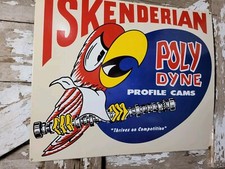 VINTAGE ISKENDERIAN PORCELAIN SIGN 30