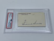 Frank Knox Secretary of the Navy Signed Autograph Cut PSA DNA j2f1c picture