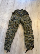 USMC APECS Gore-Tex Rain Pants MARPAT Woodland Medium Long Military Surplus picture