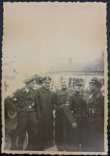 Vintage WWII German Officers Photo Snapshot WW2 Military History Memorabilia picture