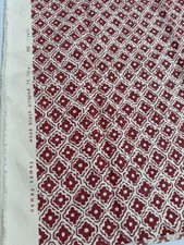 Namay Samay Tali Rouge Linen 39” Wood Block Printed In India picture