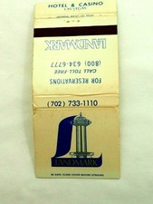 Landmark Hotel Casino Las Vegas Black Match Book Cover L2 picture
