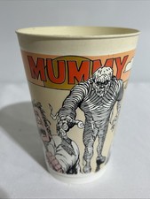 Vintage 1970s 7 11 Slurpee Cup The Mummy Universal Monsters  Collector Halloween picture