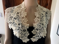 Beautiful Antique cream lace Collar picture