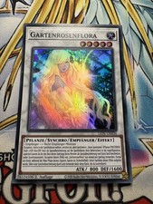Yugioh Garden Rose Flora Super Rare - LIOV-EN036 1st Edition - German picture
