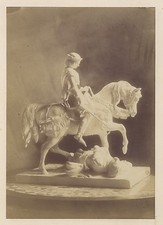 Photo Of A Sculpture Signed Richou Vintage Albumin Ca 1875 picture