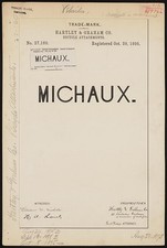 Photo:Hartley Graham Co Michaux Bicycle Attachments Trademark 1895 Patent picture