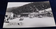 1943 Scotia CA Real Photo Postcard RPPC Street Scene Town View California picture