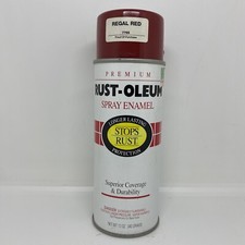 Vintage 1991 Rust-Oleum Regal Red - 7765 spray paint can picture