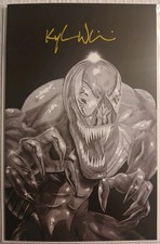 Lethal Paintbrush #1 Platnum Lethal Protector LTD 100 SIGNED Kyle Willis w/COA picture