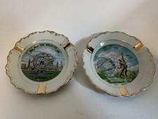 Rare Vintage 1964-1965 New York Worlds Fair Unisphere Porcelain Ceramic Ashtray picture