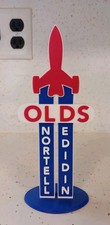 Oldsmobile Dealer Sign, Maywood, IL. Miniature  Sign Display Diorama 7.5
